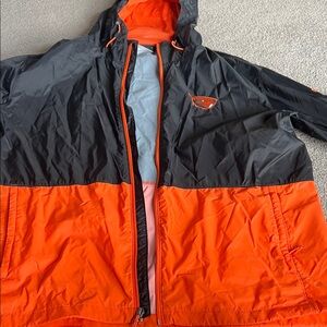 Columbia Black and Orange Windbreaker. Worn once.